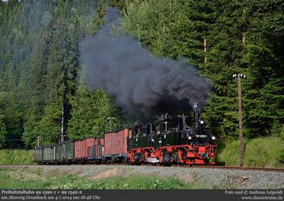 Güterverkehr wie in den Siebzigern - Fotozug am 4.7.2014