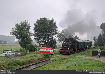 Mit dem Pudel von Derneburg nach Bornum am Harz - Fotozug am 13.9.2014