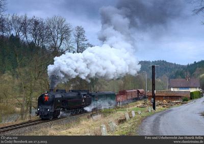 Fotodampf im Sázavatal- Fotozug vom 27.3.2015