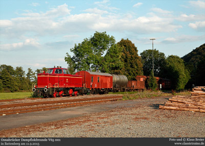 Vorbereitungen und Fotozüge zum Streckenfest 2015 der Kurhessenbahn am 11.9.2015