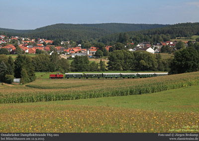 Streckenfest der Kurhessenbahn 2016 - Sonderzüge am 12.9.2015
