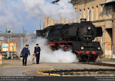 Fotoveranstaltung für Eisenbahnfreunde im Bw Wittenberge am 31.10.2015