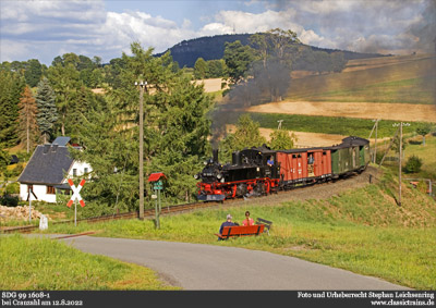 125 Jahre Fichtelbergbahn - Fotozug am 12.8.2022